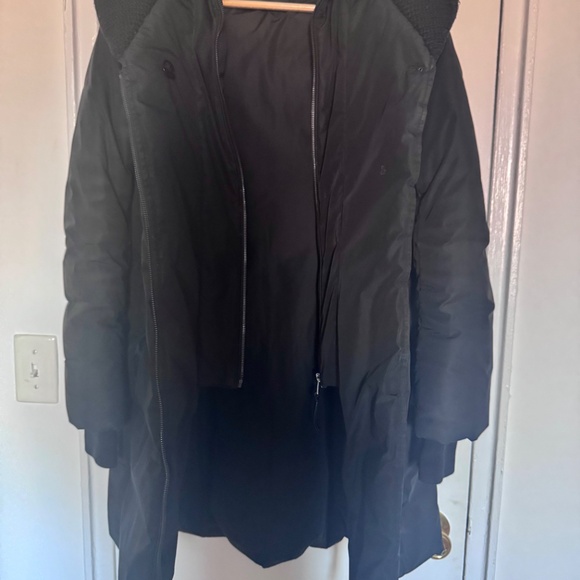 Mackage Brigid Knit Trim Down Coat - Picture 2 of 4